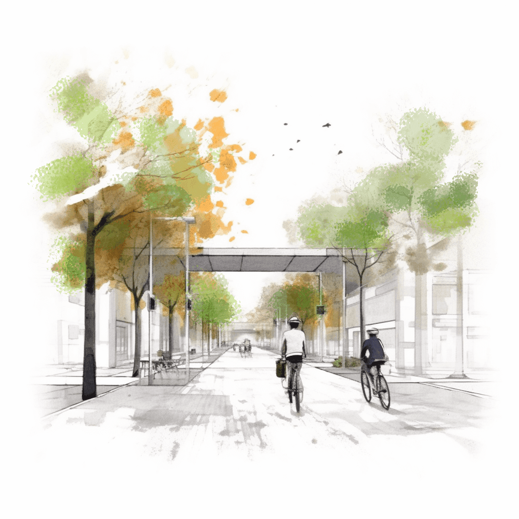 Zdjęcie zielonych ulic